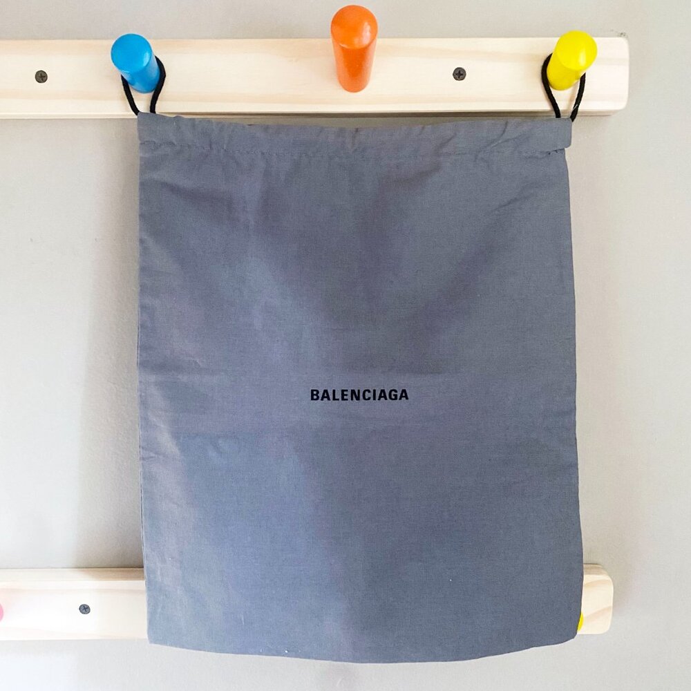 Balenciaga 100% Cotton Drawstring Dust Bag 10.5 x 13